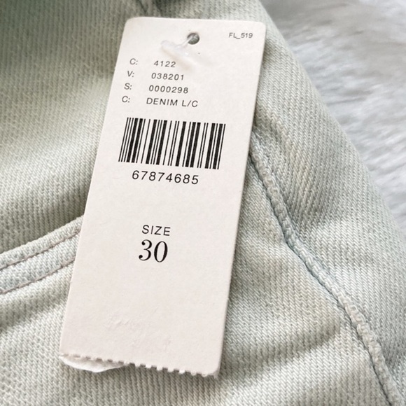 New With Tags Anthropologie Pilcro Light Bleach Wash Flare Jeans, Size 30 - Picture 12 of 13